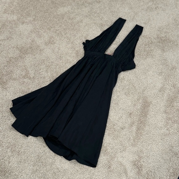 NWT rachel antonoff black fit & flare, low cut party dress size 4 - Picture 7 of 8